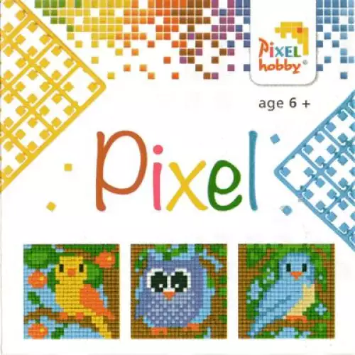 pixelhobby Triptyque Oiseaux